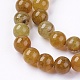 Natural Crackle Agate Stone Bead Strands G-R193-16-8mm-3