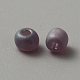 Transparent Frosted Glass Beads FGLA-TAC0008-08F-2
