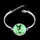 Schönen Hund leuchtende Armbänder BJEW-BB14698-2
