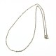304 из нержавеющей стали ожерелья женщины цепи кабеля ожерелья X-NJEW-C079-01B-1