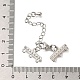 Стойки обшивки латунь когтя омара застежками KK-F883-18P-3