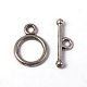 Tibetan Style Alloy Toggle Clasps X-LF1185Y-NF-1