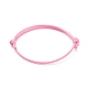 Création de bracelets en corde de polyester ciré coréen AJEW-JB00011-06-1