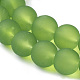 Chapelets de perles en verre transparent GLAA-S031-8mm-34-3