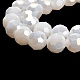 Supports de perles de verre imitation jade EGLA-A035-J10mm-B05-4