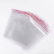 プラスチックジップロックバッグ  再封可能な包装袋  トップシール  セルフシールバッグ  長方形  透明  10x7cm  片側の厚さ：0.9ミル（0.023mm） OPP07-5