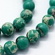 Synthetic Imperial Jasper Beads Strands G-I199-35-6mm-A-3