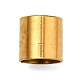 304ステンレス鋼コードエンド  エンドキャップ  コラム  ゴールドカラー  9x9mm  内径：8mm STAS-L270-01H-G-2