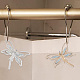 Gomakerer 12 gancho para cortina de ducha con diseño de libélula HJEW-OC0001-25-6