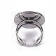 201 ajuste de anillo de almohadilla de acero inoxidable STAS-S080-040F-P-4