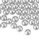 8mm sobre 200pcs cuentas de perlas de vidrio gris pequeño brillo satinado perlas redondas sueltas en una caja para la fabricación de joyas HY-PH0001-8mm-026-2