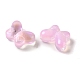 Perle di vetro trasparente con placcatura UV&nbsp;X-GLAA-G115-03B-2