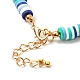Fruits & Disc Handmade Polymer Clay Beaded Necklace for Teen Girl Women NJEW-JN03734-5