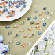 arricraft 140 Pcs 14 Colors Starfish Glass Beads LAMP-AR0001-24-4