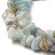 Brins de perles d'amazonite de fleurs naturelles X-G-M205-12-2