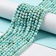 Brins de perles de turquoise péruvienne naturelle (jaspe) G-J401-A01-01-2