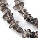 Natural Ice Obsidian Beads Strands G-G0003-B03-4