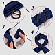 Gorgecraft 20 шт. 10 вида цветов зажимы для футболок зажимы для шарфов из смолы плоские круглые 1.65 дюйма для женщин лямки RESI-GF0001-01-8