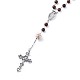 Collares de cuentas de rosario de aleación de estilo tibetano NJEW-JN02455-01-2