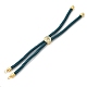 Изготовление браслетов из хлопка KK-F758-03M-G-2