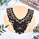 Gorgecraft Embroidered Floral Lace Collar DIY-GF0002-57-4
