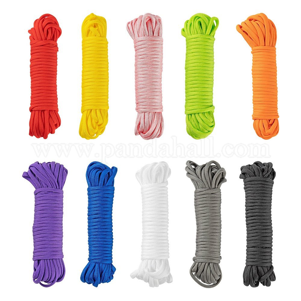 Wholesale 100M 10 Colors 7 Inner Cores Polyester & Spandex Cord Ropes ...