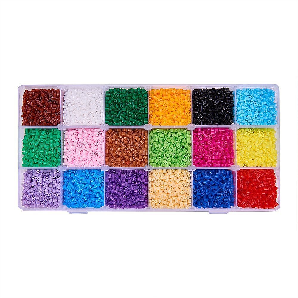 Shop PandaHall 18 Color 2.5mm Fuse Beads Tube Melty Bead for Jewelry ...