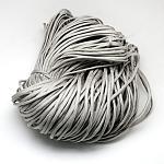 7 Inner Cores Polyester & Spandex Cord Ropes, Solid Color, for Rope Bracelets Making, Light Grey, 4~5mm, about 109.36 yards(100m)/bundle, 420~500g/bundle