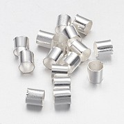 Зажимные бусины из латуни KK-L017-S