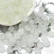 Стеклянные бусины прозрачных цветов SEED-C001-03C-04