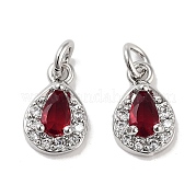 Латунные микро проложить кубического циркония подвески KK-B102-01P-01