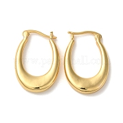 Латунные серьги обруча EJEW-L224-68G