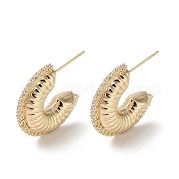 Brass Stud Earrings KK-L208-85B-G