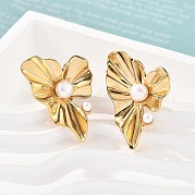 Серьги-гвоздики из нержавеющей стали 304 EJEW-S246-04G
