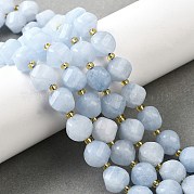 Нити бусин из натурального кварца окрашенные G-U023-A02-08