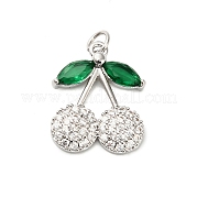 Латунные микро проложить кубического циркония подвески KK-L229-02P-01