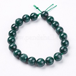 Natur Malachit Edelstein Perlen Stränge&nbsp;G-I001-9mm-01