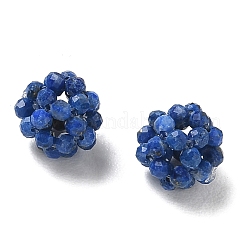 Natürliche Lapislazuli gewebt Perlen&nbsp;GG-CBA2E9C-F20-01