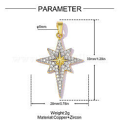 Messing micro pave klare zirkonia anhänger&nbsp;CU-OY001-53G