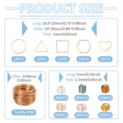 1770 pz 6 colori 6/0 perline di vetro&nbsp;DIY-TA0016-10