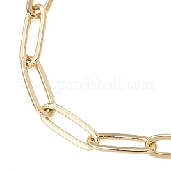 Braccialetti da donna con catena a graffetta in ottone e perle d'acqua dolce coltivate naturali di riso&nbsp;BJEW-JB13543-02