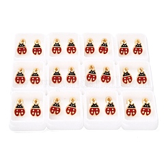 Boucles d'oreilles à tige en acier inoxydable 304&nbsp;EJEW-F396-02D-G