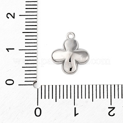 Messingpflaster klare Zirkonia Charms&nbsp;KK-V016-20P