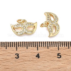 Ottone micro spianare pendenti zirconi&nbsp;KK-A291-19G