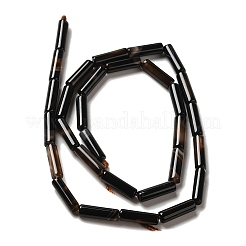 Natürliche schwarze Achat Perlen Stränge&nbsp;G-H013-49