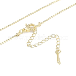 Messing-Kugelkettenhalsketten für Damen&nbsp;NJEW-U008-03G