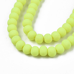 Chapelets de perle en pâte polymère manuel&nbsp;CLAY-N008-053-11