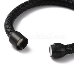 Leder geflochtenes Rundschnurarmband&nbsp;BJEW-F460-03EB