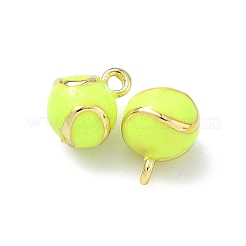 Ciondoli smaltato in ottone&nbsp;KK-I476-28B-G03
