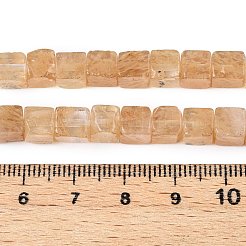 Perline di vetro anguria pietra fili&nbsp;G-T139-6x6-06A